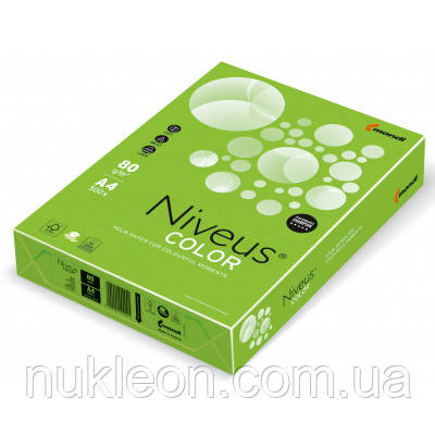 Популярний! Папір Mondi Niveus COLOR intensive Green A4, 80g, 500sh (A4.80.NVI.MA42.500) - Краща якість тільки на Nukleon.com.ua