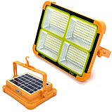 LED Лампа сонячна панель з павербанком Solar led light D8 12000 mAH, фото 8