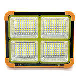 LED Лампа сонячна панель з павербанком Solar led light D8 12000 mAH, фото 10