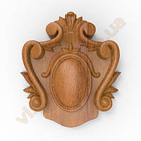 Резной картуш - декоративная накладка из дерева на мебель или двери.