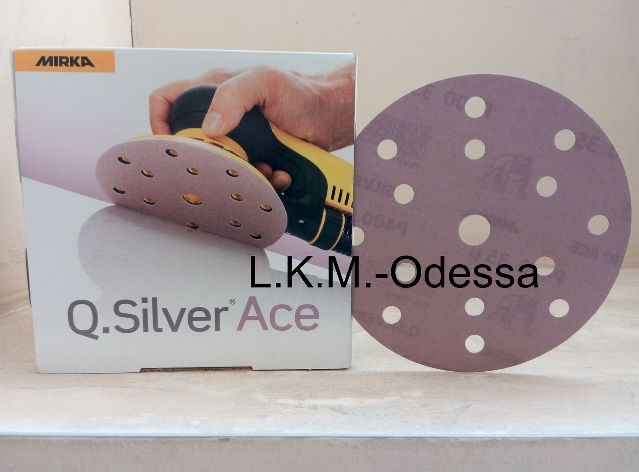 Mirka Q.Silver Ace (круги наждачні керамічні) Ø 150 мм P80