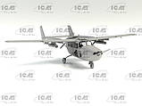 Пластикова модель 1/48 ICM 48292 Cessna O-2A (пізнє виробництво) Спостережний літак США, фото 6