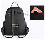 Рюкзак дівчина стьобана заклепка Модний новий фасон Міський рюкзак стильний тільки опт, фото 6