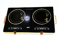 Інфрачервона плита RAF-8088 4800Вт електропіч з сенсорним керуванням двокомфорочна піч, фото 6