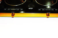 Інфрачервона плита RAF-8088 4800Вт електропіч з сенсорним керуванням двокомфорочна піч, фото 8