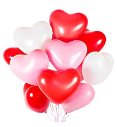 Повітряні кулі "Set love" (12 шт.), 30 см., якісний матеріал
