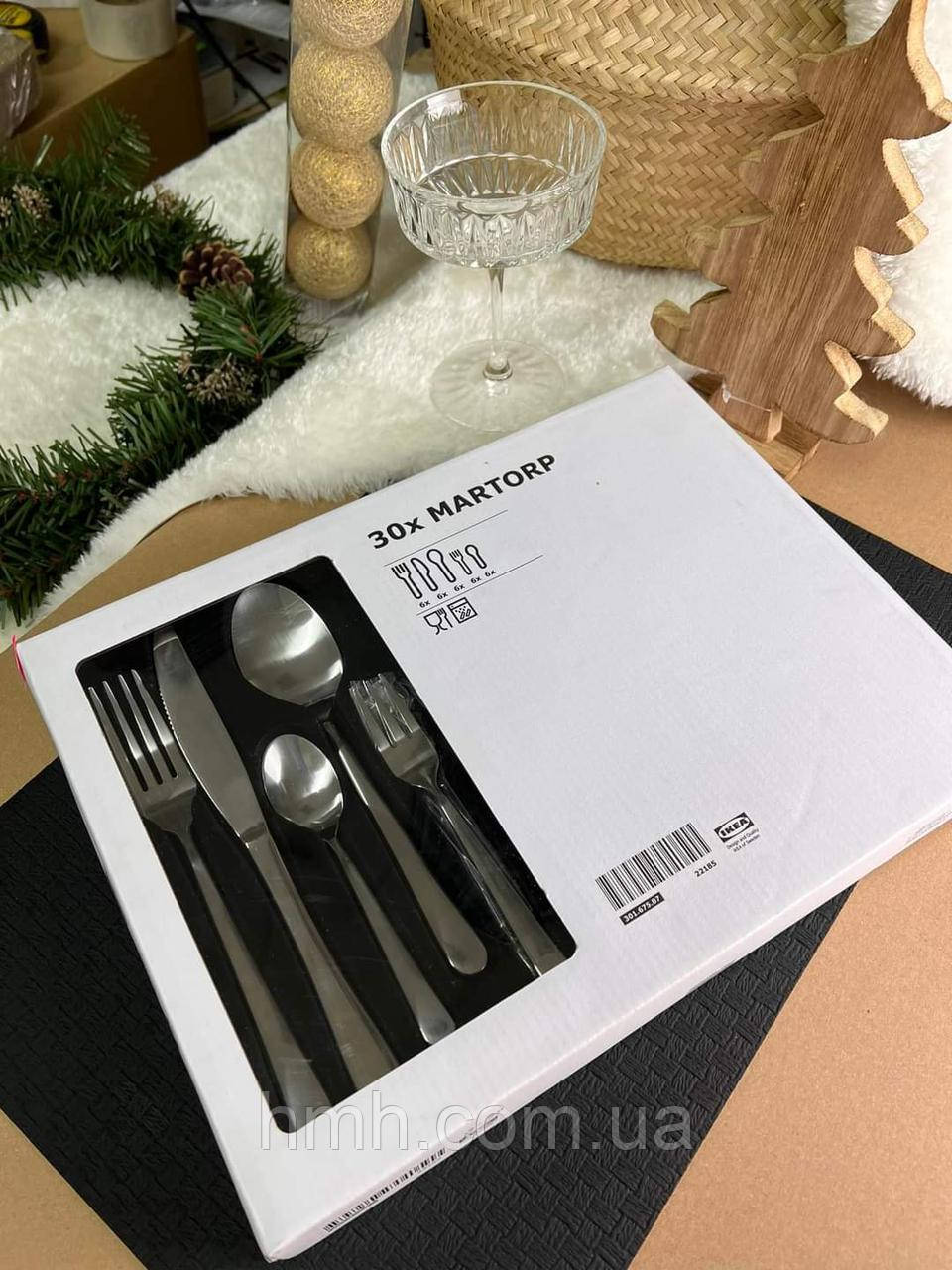 Купить IKEA MARTORP столові прилади на 6 персон, 30 шт, цена 1550 грн