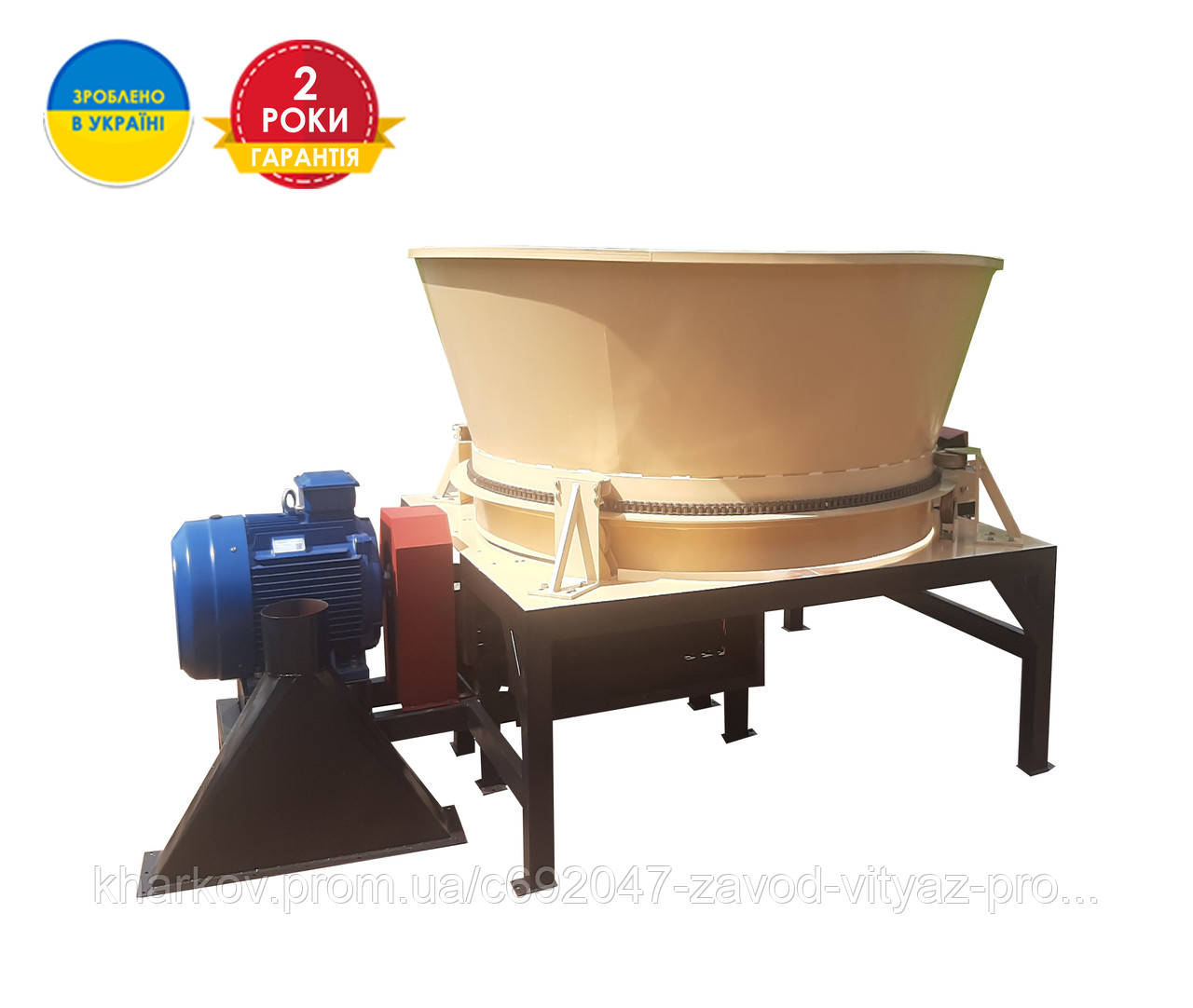 Соломорізка 1т/год Вітязь (подрібнювач соломи, сіна), фото 1