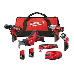 Набір акумуляторних інструментів Milwaukee M12 2499-25 (комплект)