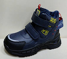 Зимові черевики дитячі Clibee H-297BR сині для хлопчика