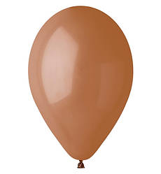 Повітряні кульки (25 см) 10 шт, Італія, колір - мокко (пастель)