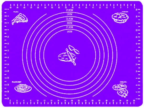 Килимок силіконовий для розкочування і випічки 30х40 см гладкий