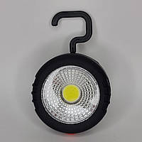 Ліхтар світлодіодний туристичний, кемпінговий, похідний з магнітом, лед ліхтар ручний з гачком