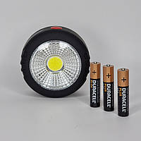 Ліхтар світлодіодний туристичний, кемпінговий, похідний з магнітом, лед ліхтар ручний з гачком