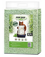 Соевый наполнитель для кошачьего туалета Top Cat Tofu Green Tea с ароматом зеленого чая, 5,7л