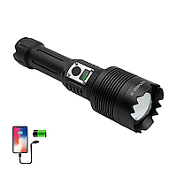 Ліхтар над яскравіший BL G200 P360, Power Bank, zoom, 26650 АКБ, ЗП Type-C