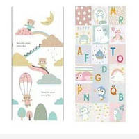 Килимок ігровий  (ТЕРМО) 2-х сторонний EVA "Облачко" С-93658 Термокилимок двосторонній бебіпол 180*120*0,8