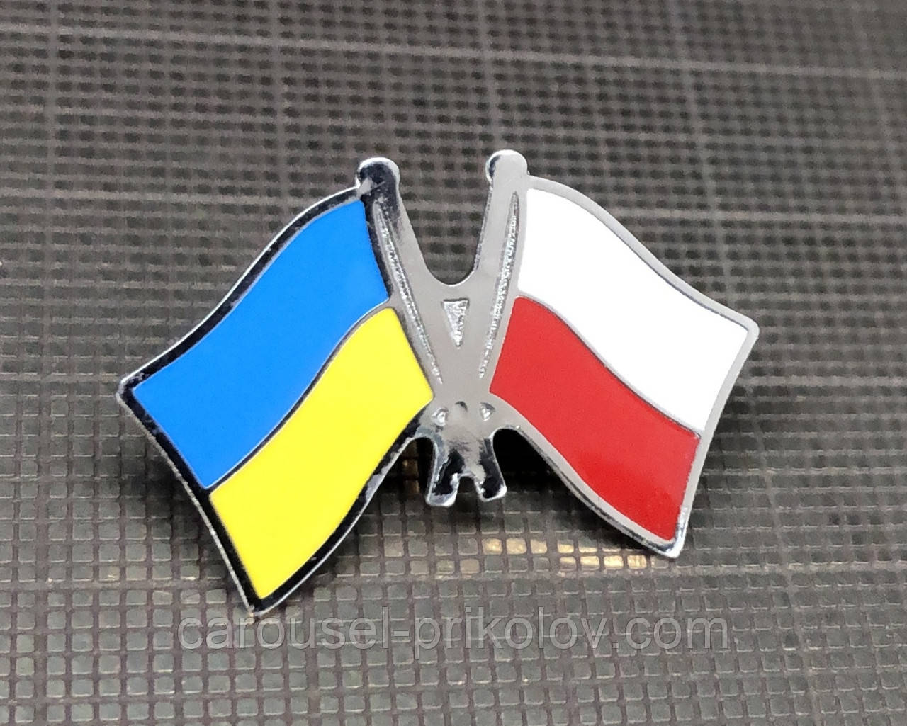 Значок Україна-Польща подвійний