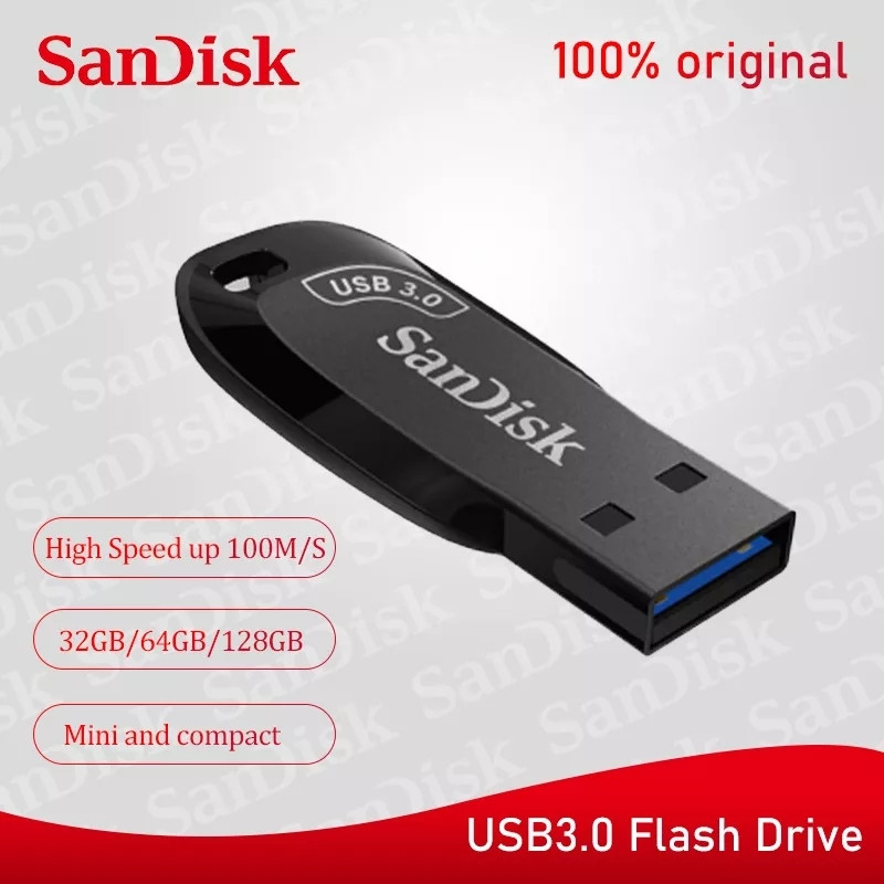 Купить SanDisk 32 GB USB 3.0 Black, цена 126 ₴ — Prom.ua (ID#1722354570)