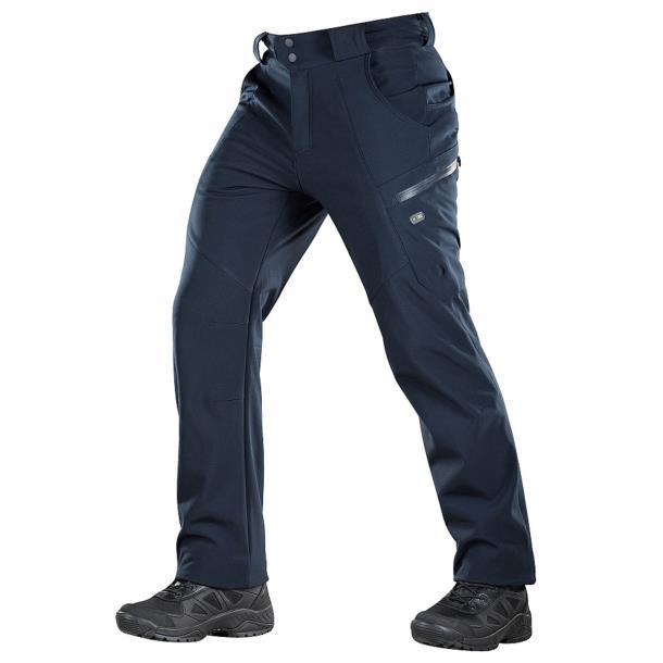 Штани з флісом M-Tac Softshell Winter - Dark Navy Blue (20306015) РОЗМІР M