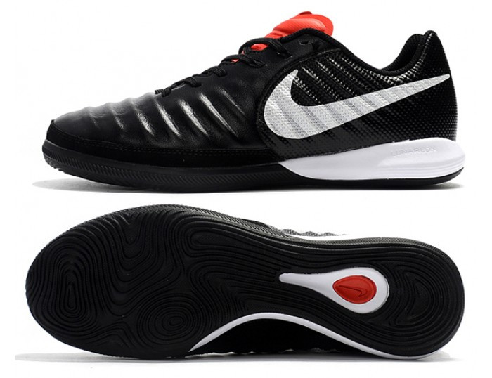 Футзалки Nike Tiempo Legend X IC чорні бампи найк темпо легенд взуття ...