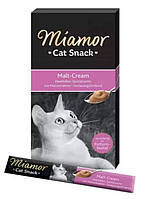 Miamor CAT SNACK MALT CREAM - лакомство для выведения шерсти, 15 грамм