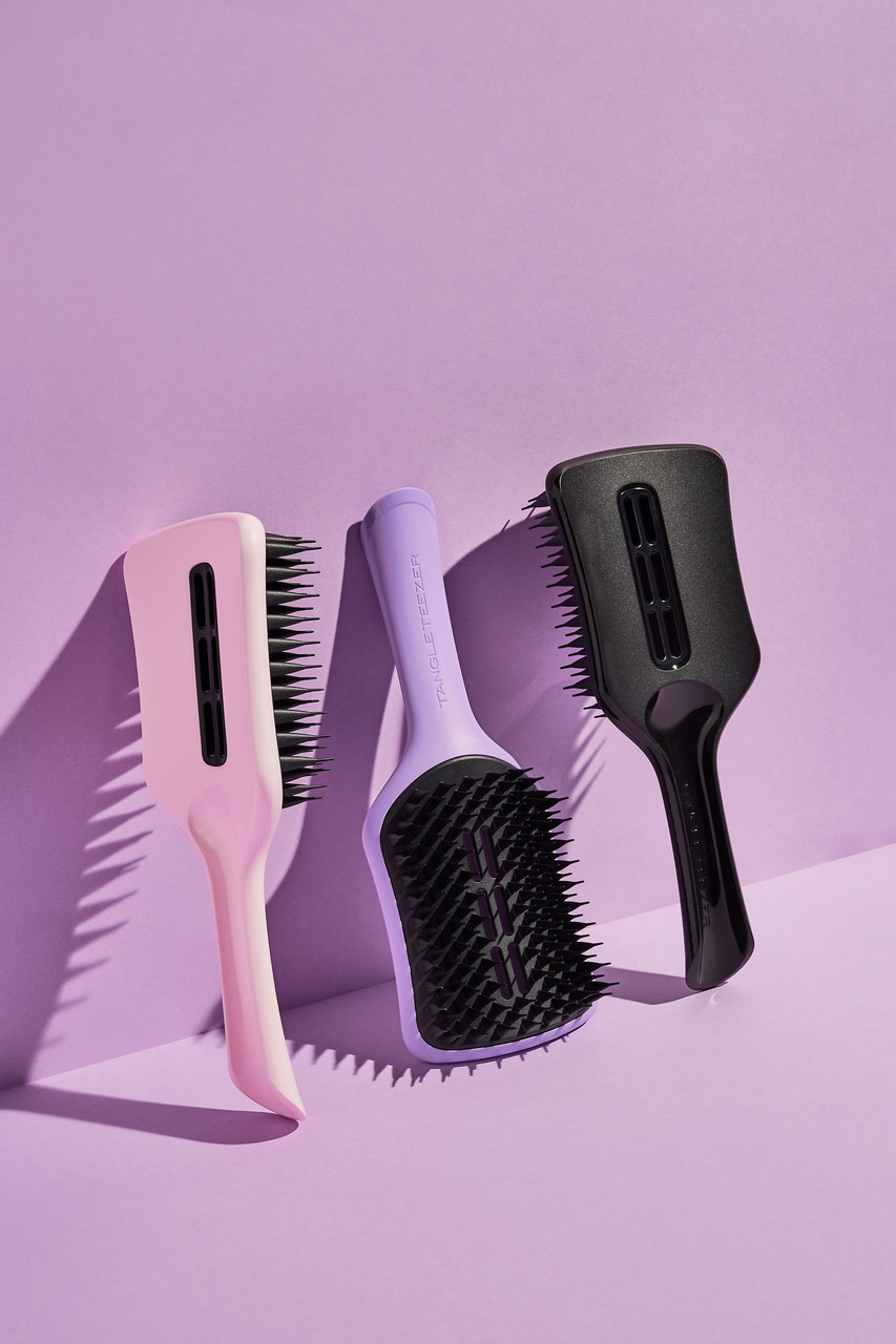 Tangle Teezer Easy Dry & Go Jet Black Щетка для укладки феном (original) - фото 5 - id-p1719443182