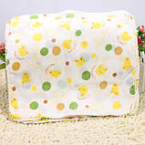 Дитяча муслінова носова хустинка 1 штука розмір 30*30 см, фото 5