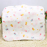 Дитяча муслінова носова хустинка 1 штука розмір 30*30 см, фото 3