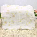 Дитяча муслінова носова хустинка 1 штука розмір 30*30 см, фото 6