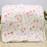 Дитяча муслінова носова хустинка 1 штука розмір 30*30 см, фото 8