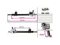 Рулевая рейка без ГУР DC102