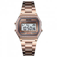 Жіночий наручний годинник Skmei Lolita 1474 Рожеве золото