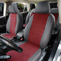 Чехлы на сиденья из экокожи и антары Nissan Patrol V (Y61) 1997-2010 EMC-Elegant
