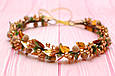 Віночок для волосся / вінок на голову Okl Золотистий 60 Об, фото 2