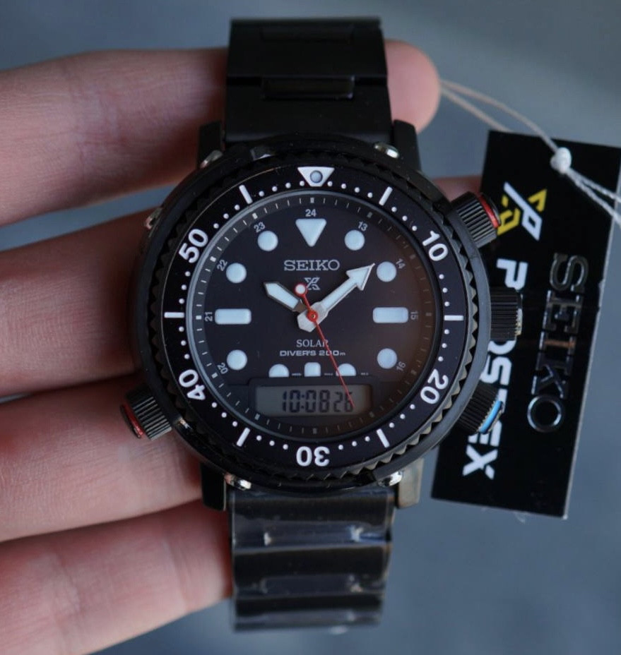 Seiko Prospex SNJ037P1 Arnie 40th Anniversary PADI Divers Solar