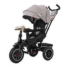 ВЕЛОСИПЕД 3-х колісний TILLY CAYMAN з пультом і посиленою рамою T-381 льон - 64 * 33 * 41см