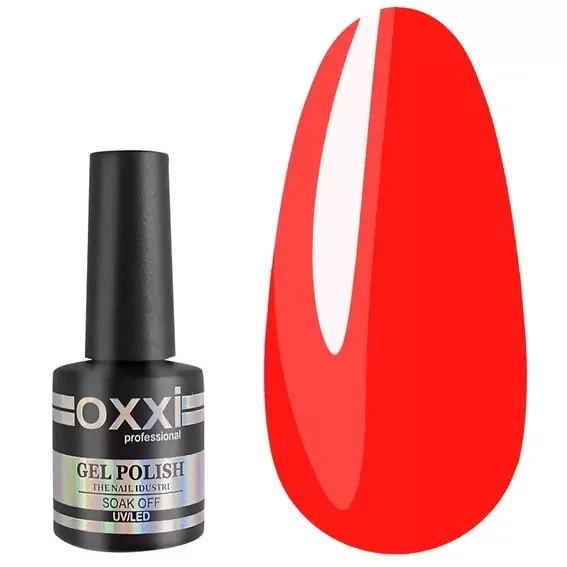 Гель-лак Oxxi Professional №335 (вогненно-кораловий), 10мл