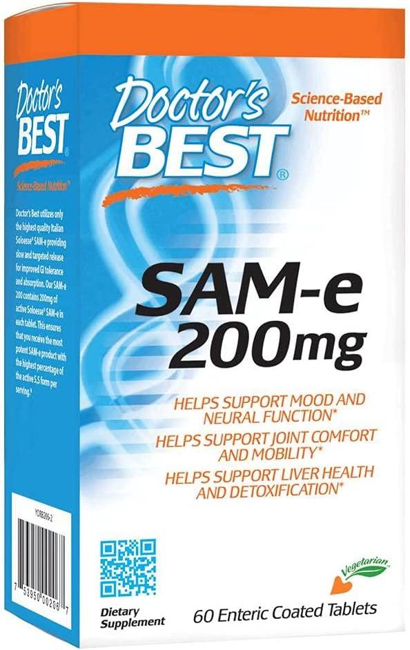 SAMe , 200 mg, 60 Enteric Coated Tablets, фото 1