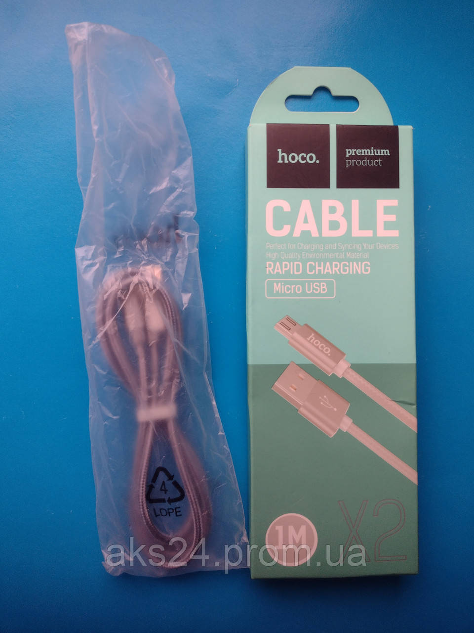 Кабель Hoco X2 Micro USB Cable, шнур для зарядки на все типы устройств для Android 1м - фото 4 - id-p1722548680