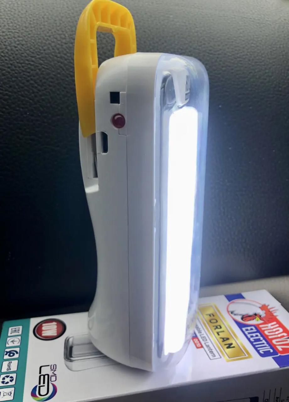 Переносний підвісний ліхтар з акумулятором і світлодіодними LED лампами Forlan для освітлення будинку та кімнати