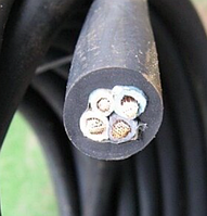 Мідний гнучкий кабель у гумі КГ 3х 6+1х 4 повноцінний переріз КРОК