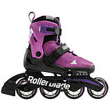 Розсувні ролики Rollerblade Microblade Purple Black, фото 3