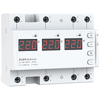 Реле напруги ZUBR D6 63 red (4820120222153)