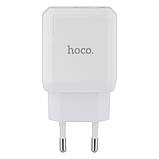 Мережевий Зарядний Пристрій Hoco N5 PD20W+QC3.0 Type-C White, фото 4