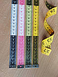 Сантиметр кравецький з кольоровими поділками 150 см/20 мм, фото 3