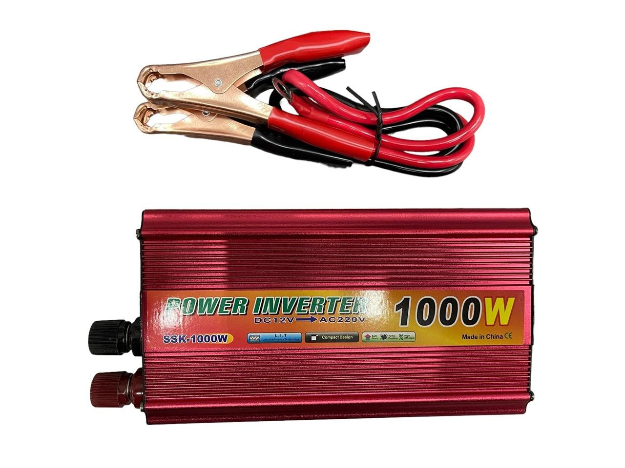 Перетворювач струму Power Inverter SSK-1000W AC/DC Автомобільний інвертор 1000W з 12 у 220