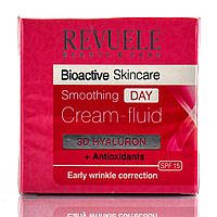 Денний крем флюїд для обличчя, Smoothing Cream-fluid 3D hyaluron, Revuele, 50 ml