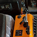 Міні-екскаватор Berger Kraus BK1200ASR з поворотною стрілою, регульованими гусеницями та ковшем 38 см (KUBOTA), фото 2