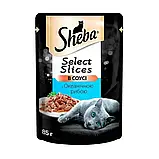 Вологий корм Sheba Шеба в асортi для котів (шматочки в желе) 12 шт в упаковцi, фото 2